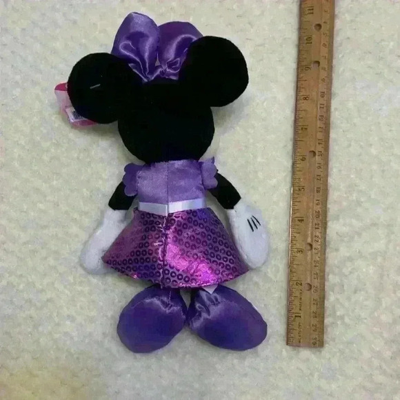 Purple Minnie Mouse plush toy Disney Disney Land Disney World Disney vacation - Picture 5 of 5